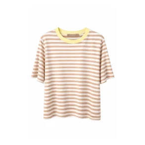 Marta - Jamila T-shirt - Beige/Yellow