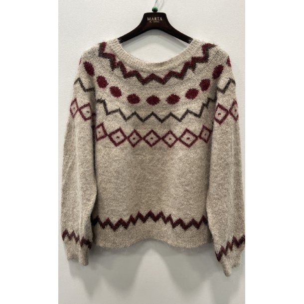 Marta - Branda Strik Camel - Onesize