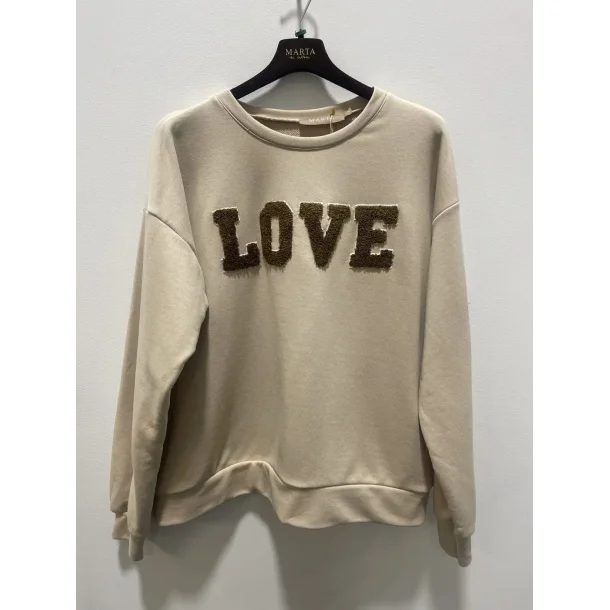  Marta - Jessa Sweatshirt - Beige/Brown