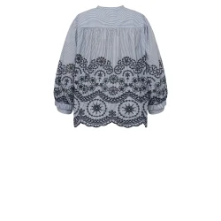 Gossia - Mee Cao Blouse - Blue Stripes 