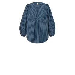Gossia - Mee Vibs Blouse - Blue Stripes 