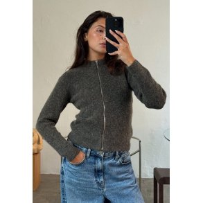 Boii - Milla Strik zipper - Mole Melange