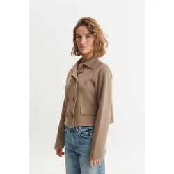 Basic Apparel - Mima Jakke - Greige