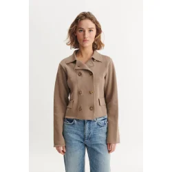 Basic Apparel - Mima Jakke - Greige