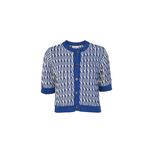 Basic Apparel - Minie Cardigan - Sodalite blue/ Whisper White