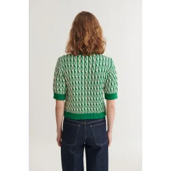 Basic Apparel - Minie Cardigan - Abundant green/ Whisper White