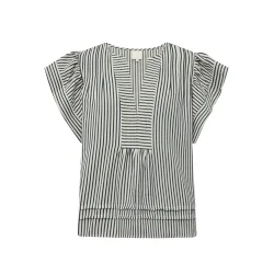 Gossia - Minka Jo Bluse - Creme Army Stripes 