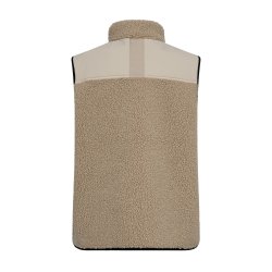 Mos Mosh - Rowe Eli Teddy vest - Feather Gray