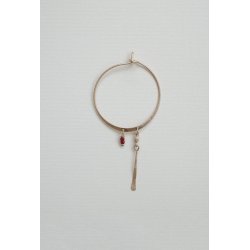 Boii - Nerja Hoops - Bordeaux Guld