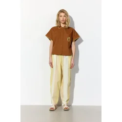 Hunk�n - Oda skjorte - Brown