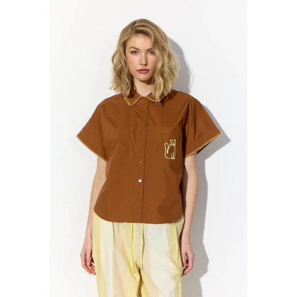 Hunk�n - Oda skjorte - Brown