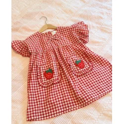Sissel Edelbo - Ohio Mini kjole - Red Checks