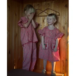 Sissel Edelbo - Ohio Mini kjole - Red Checks