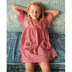 Sissel Edelbo - Ohio Mini kjole - Red Checks