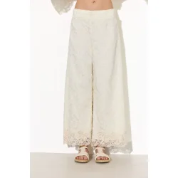 Hunk�n - Patty Lace Trousers - Cream