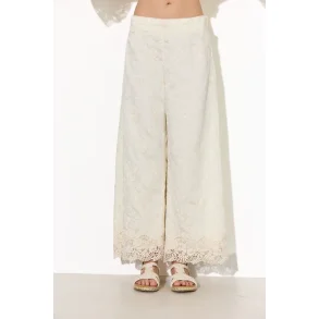 Hunk�n - Patty Lace Trousers - Cream
