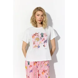 Hunk�n - Picnic T-shirt - White