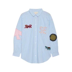 Sissel Edelbo - Pil skjorte - Green stribes