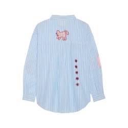 Sissel Edelbo - Pil skjorte - Green stribes