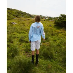 Sissel Edelbo - Pil skjorte - Green stribes