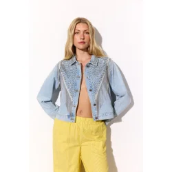 Hunk�n - Priya Gem Jakke - Light Denim