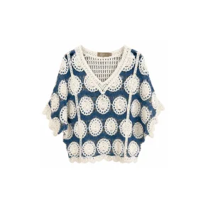 Marta - Mikaela Bluse - Blue - Onesize