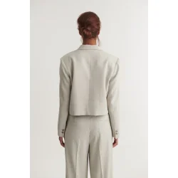 Basic Apparel - Radi Kort Jakke - Chincilla