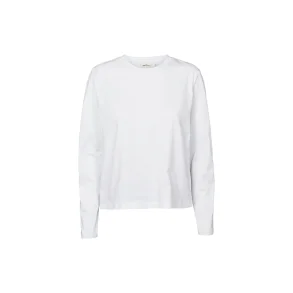 Basic Apparel - Raja LS tee - White