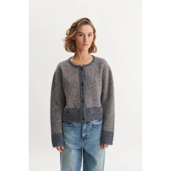 Basic Apparel - Randi Cardigan - Portabella/Poppy Seed