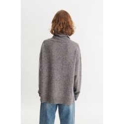 Basic Apparel - Randi T-Neck - Portabella/Poppy Seed