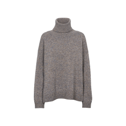 Basic Apparel - Randi T-Neck - Portabella/Poppy Seed