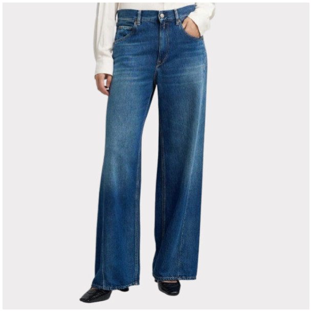 Replay - Narja Baggy Jeans - Medium Blue