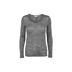 Basic Apparel - Rinka LS Tee - Grey Mel