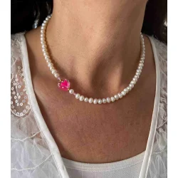 Nuni - Rosalia Halskde - Pink - Onesize