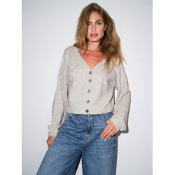Gossia - Rosie Cardigan - Light Grey Melange