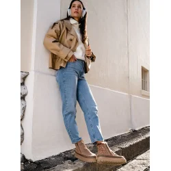 Laidback London - Setsu Floral - Ankelstvler - Peach 