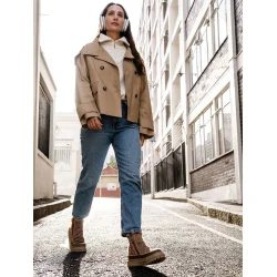 Laidback London - Setsu Floral - Ankelstvler - Peach 