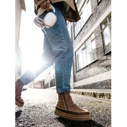 Laidback London - Setsu Floral - Ankelstvler - Peach 