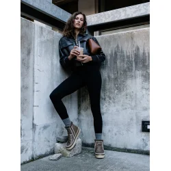 Laidback London -  Setsu Crochet Crepe - Anklelstvler - Natural