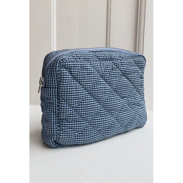 Boii - Simba Large Toilet Bag - Mini Blue Check