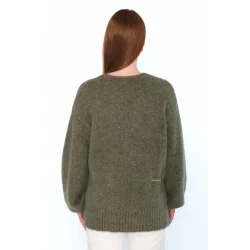 Hst - Sofie V-Neck Sweater - Winter Moss