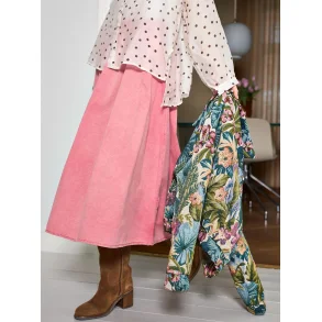 Black Colour - Abbie Vintage Nederdel - Pink