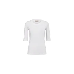 Mos Mosh - Mali O-neck 3/4 Sleeve Tee - White