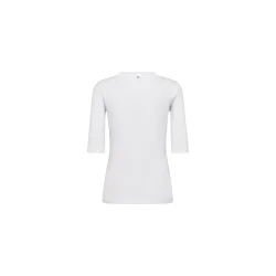 Mos Mosh - Mali O-neck 3/4 Sleeve Tee - White
