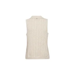 Mos Mosh - Rinja Marisol Line Strik Top - Ecru