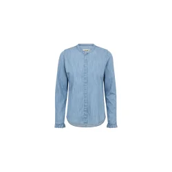 Mos Mosh - Mattie Denim Skjorte - Mid Blue