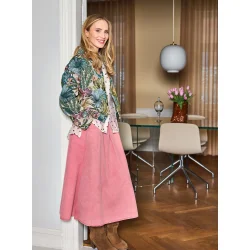 Black Colour - Abbie Vintage Nederdel - Pink