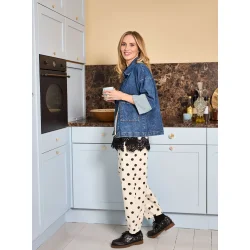 Black Colour - Izzy Denim Jakke - Mid Blue