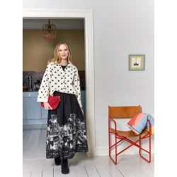 Black Colour - Ellie Skjorte jakke - White Dot - Onesize