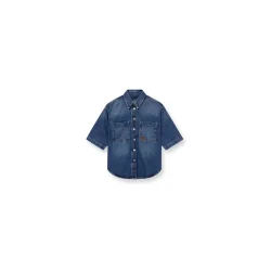 Heyanno - Note Loop Skjorte - Medium Washed Blue